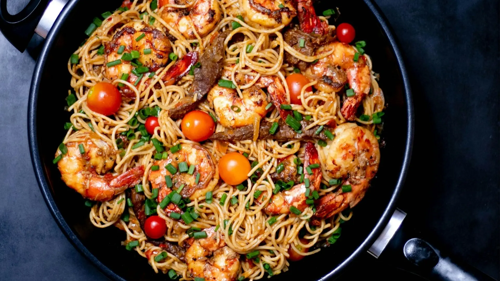 shrimp spaghetti