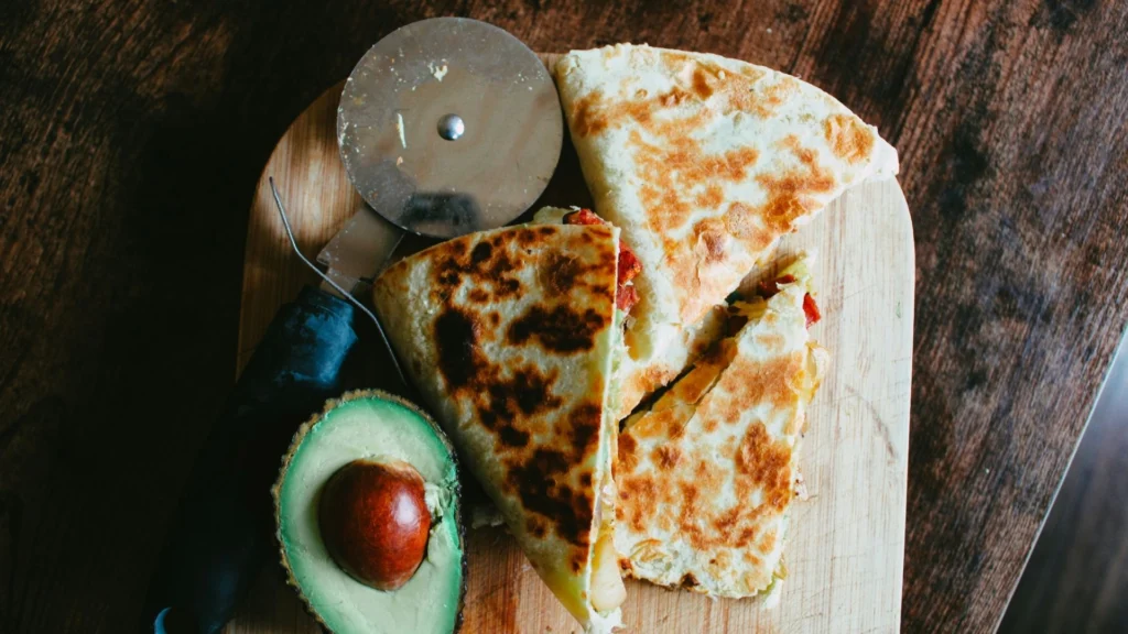 Crispy Egg and Cheese Quesadilla